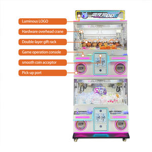 Игровой автомат-хватайка для плюшевых игрушек с купюроприемником, призовой автомат для кран-машин, металлический, гарантия 1 год - Product Image 2