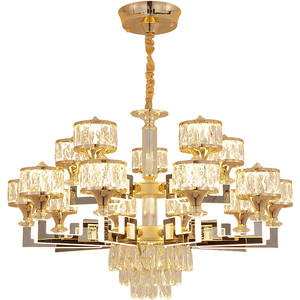 2022 Trung Sơn Nhà Máy Giá Thiết Kế Sang Trọng Đèn Chùm Pha Lê Phụ Kiện Chiếu Sáng Cho Phòng Khách - Product Image 6