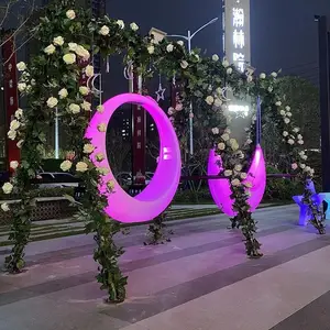 Customized Moon Swing Outdoor Decoration Landscape Waterproof Park Courtyard LED Styling Light