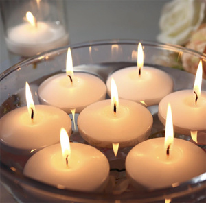 FL-227 vraie cire activée par l'eau bougies flottantes bougies de mariage petite bougie blanche pour la décoration de la maison de fête de mariage - Product Image 3