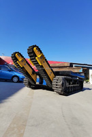 Châssis chenillé hydraulique électrique pour travaux lourds, châssis chenillé pour puits d'eau, châssis chenillé RC