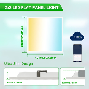 Smart App Control 2x2 LED Flat Panel 20-40W Wireless APP Control Office Recessed <strong>Drop</strong> <strong>Ceiling</strong> <strong>Light</strong> for Office &amp; Hotel - Product Image 6