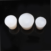 Bouchon de vin en caoutchouc de silicone Bouchon solide sans trou Valve de sas de qualité alimentaire Brew ForFermentation Valve de sas pour Homebrewing