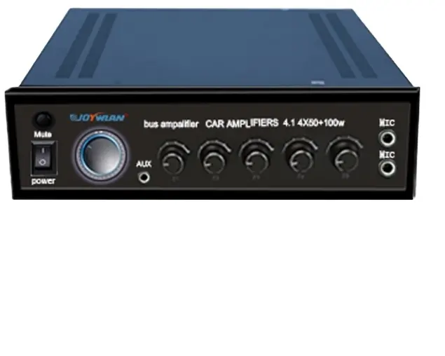 Bus 4 way DVR Amplificador y amplificador de automóvil Procesador de audio