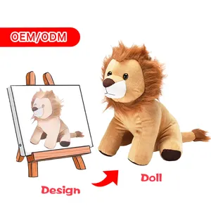 На заказ плюшевая собака милая кукла Лев животное высокого качества маленький размер детская Спящая игрушка