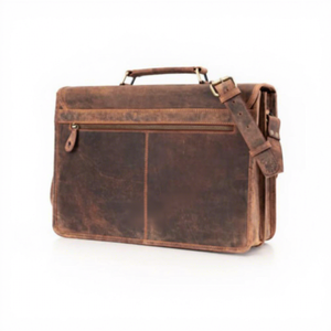 Porte-documents pour ordinateur portable en cuir véritable de qualité supérieure, fait main, moderne, durable, convertible, grande capacité, protection pour ordinateur portable - Product Image 3