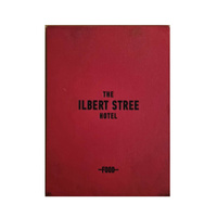 Vente en gros de couvertures de menu de restaurant de luxe personnalisées avec logo / A5, en toile imperméable, couleurs personnalisées, design portable pour cadeaux