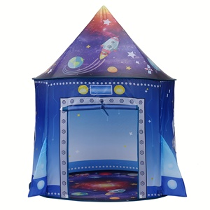 Tente pliable portable sur le thème de l'espace, château de prince et de princesse, tente de jeu pop-up, tente tipi pour une utilisation en intérieur et en extérieur - Product Image 1