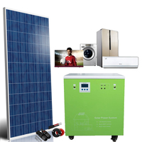 Système d'énergie solaire hors réseau House WON-W1-1AP1500W 1,5 kW avec contrôleur MPPT et batterie LiFePO4 pour ferme