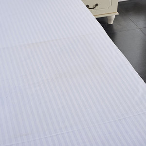 Sábana Bajera Ajustable <span class=keywords><strong>de</strong></span> Alta Calidad, Tamaño Queen, con Rayas Blancas, Sábana <span class=keywords><strong>de</strong></span> Cama <span class=keywords><strong>de</strong></span> Algodón y Poliéster <span class=keywords><strong>de</strong></span> 300 Hilos, Tamaño King - Product Image 2