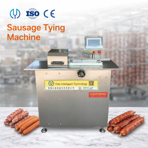 Machine entièrement automatique de ligature de saucisses 3000 pièces/h, machine de segmentations et de nouage de hot-dogs, machine électrique de ligature de <span class=keywords><strong>chorizo</strong></span> et de salami - Product Image 1