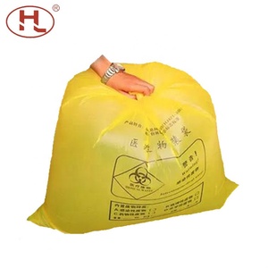Tamaño personalizado portátil de alta resistencia amarillo HDPE plástico médico cubo de basura bolsas de revestimiento de residuos de riesgo biológico bolsas de basura para residuos hospitalarios - Product Image 6