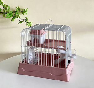 <span class=keywords><strong>Cage</strong></span> à hamster de luxe à double étage, <span class=keywords><strong>cage</strong></span> portable de grande taille pour hamster doré, hamster syrien, habitat multi-niveaux pour petits animaux - Product Image 3