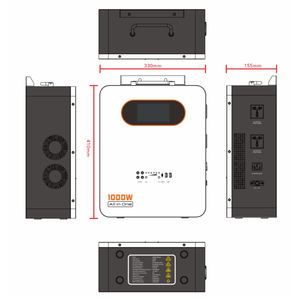 Generador Solar Portátil con Diseño de Almacenamiento de Energía, Condensador de Potencia, Inversor de Onda Sinusoidal Pura, Controlador MPPT para Fuente de Alimentación de Automóviles - Product Image 5