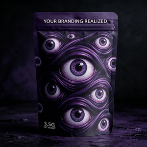 Custom Printed Stand Up Pouch with Unique Patterns, Food Grade Resealable <b>Zip</b> Lock <b>Bag</b> for Snack/Cosmetic Storage, Wholesale - Product Image 5