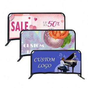 China Supply Banner Stand Colorfast Durable Cafe Barrier Outdoor Movable Barriers - Product Image 1