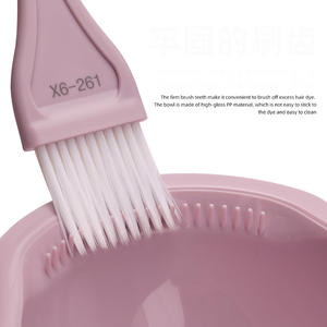 Bol de mélange de coloration capillaire professionnel pour <span class=keywords><strong>coiffeur</strong></span>, faible MOQ, vente en gros, avec <span class=keywords><strong>pinceau</strong></span> applicateur, pour salon de coiffure et institut de beauté - Product Image 2