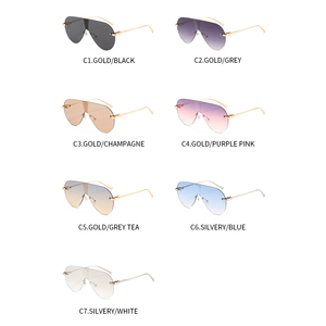 Big <b>Frame</b> Toad-shaped Full <b>Frame</b> Pilot Style UV400 Sunglasses 2026 New Style Sunscreen European American Personalized One-piece - Product Image 4