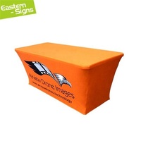 Promotion : Housses de table personnalisées 4ft/6ft/8ft, Housses de table ajustées, Housses de table extensibles 8ft par sublimation, Housses de table pour salons professionnels