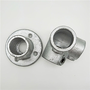 Abrazaderas de llave de revestimiento galvanizado grueso Abrazadera de llave de ajuste para barandillas de seguridad - Product Image 3