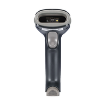 Escáner de Código de Barras Inalámbrico USB, Lector de Códigos de Barras 2D, Escáner de Código QR Láser 1D con Cable, Escáner de Código QR Portátil