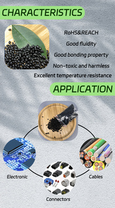 Granulés de colle polyamide noire à haute flexibilité pour moulage basse pression (LPM) – Adhésif thermofusible pour composants électroniques – Vente directe usine - Product Image 3