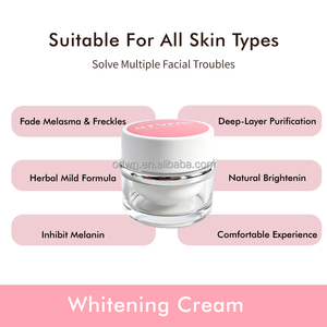 Crema Blanqueadora Vegana OTVENA con Ácido Hialurónico, Crema Hidratante Facial y para Manos, Cruelty-Free para Mujeres, Elimina Pecas y Acné - Product Image 2