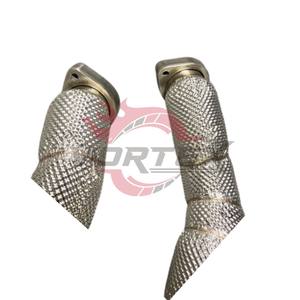 Tubo de Escape de Alto Rendimiento Vortex con Protector Térmico Recto para Mercedes-Benz C43 E43 GLC43, Lado Izquierdo - Product Image 6