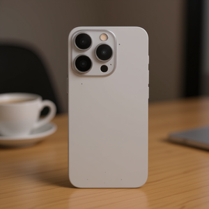 Carcasa Premium para iPhone 16 Pro con Cubierta Trasera de Titanio Natural, Soporte Metálico y Protección de Lente - Product Image 3