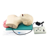 Maniquí electrónico de intubación para enseñanza médica, modelo de entrenamiento de intubación de vías aéreas, Anatomia humana, LHN08