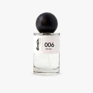 Divain Parfums 006 For Him Profumo da Uomo Intensità Moderata Fragranza Amaderada Serata Autunnale - Product Image 1