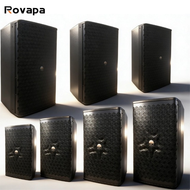 OEM ODM 8 10 12 15 Inch Professional Speaker Waterproof Outdoor Passive Active Speaker 150W 250W 350W 450W 500W Birch Plywood
