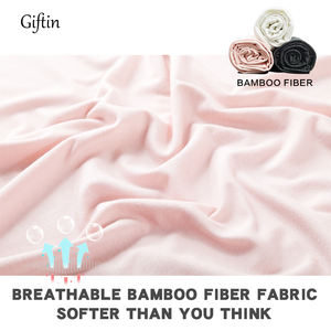 En Stock impresión personalizada antiarrugas antibacteriano respetuoso con el medio ambiente de gran tamaño 95% bambú 5% Spandex tela a granel camiseta en blanco - Product Image 3