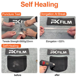 ฟิล์มป้องกันสีใสเคลือบ7.5Mil นาโนสำหรับรถยนต์ฟิล์ม PPF ทรายกันรอยขีดข่วนไม่เป็นสีเหลืองไม่ทำให้เกิดรอยขีดข่วนและโปร่งใส - Product Image 5