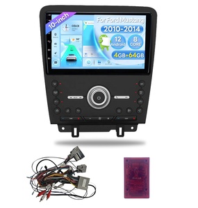 10 inch Android Car <span class=keywords><strong>GPS</strong></span> <span class=keywords><strong>navigation</strong></span> 8 core 4 + 64 gam đơn vị đứng đầu với Carplay Android tự động đa phương tiện Player cho Ford Mustang 2010-2014 - Product Image 1