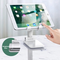 Support de Téléphone Portable et Tablette Réglable, Pliable, Extensible pour Bureau et Table