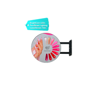 Écran LED Cube Affichage Pleine Couleur Intérieur Extérieur Écran TV Circulaire Affichage Double Face Logo Personnalisé Publicité Affichage LED Rond