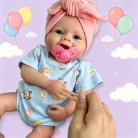 Poupée Bébé Reborn en Silicone de 18 Pouces, Vente Directe Usine, Fille à Bouche Ouverte, Détails Réalistes des Veines, Souvenir Commémoratif, Article de Collection