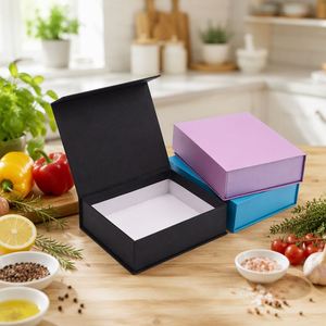 Boîtes cadeaux en carton noir personnalisées FX, grand format, prix de gros, boîte cadeau magnétique pliable pour l'emballage des chaussures - Product Image 3