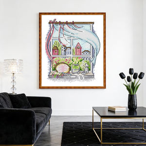 Kit de Punto de Cruz para Todas las Estaciones, Patrón HD Impreso, Tela Aida 16/14/11CT, Set de Bordado a Mano DIY, Manualidades Artísticas - Product Image 2