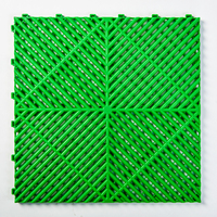 Alfombra Modular de PVC Impermeable con Sistema de Clic para Piso de Garaje Interior, Ideal para Talleres y Lavaderos de Autos