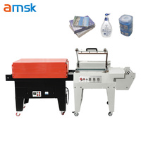 BS-G4525+4030 Machine d'Emballage Rétractable Semi-Automatique à Tunnel de Chauffage pour Bouteilles PET d'Eau avec Scelleuse de Film à Membrane Semi-Automatique