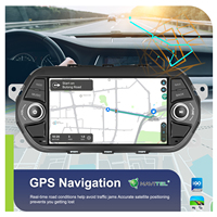 Podofo 7 "4 + 64G Android autoradio stéréo sans fil Carplay/Android Auto GPS/DSP/Wifi/FM/RDS/BT pour FIAT TIPO EGEA (2015-2017)