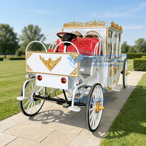 Nuevo Anuncio: Elegante Carruaje Eléctrico Royal Horse con Capacidad para 4-6 Personas, 4 Ruedas, Color Personalizado, sin Caballos, en Venta - Product Image 1