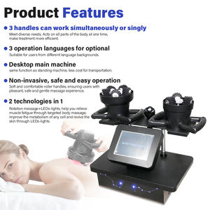 Yeni teknoloji rus taşınabilir 360 ° rotasyon masaj silindiri yüz vücut zayıflama makinesi - Product Image 5