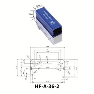 EBM Boxes Extruded Aluminum Alloy Profile Control Box Pcb Electronic Housing <b>Enclosure</b> Aluminum Junction Box IP55 Protection - Product Image 3