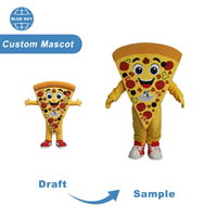 Costume de mascotte de chef confiseur personnalisé OEM ODM pour adulte, personnage ambulant en peluche pour cérémonie d'ouverture de confiserie