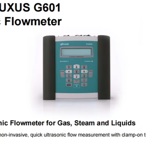 Nouveau débitmètre ultrasonique portable Flexim FLUXUS G601 en acier inoxydable à fixation par pince, débitmètre de gaz 4-20mA avec enregistreur de données Modbus - Product Image 6