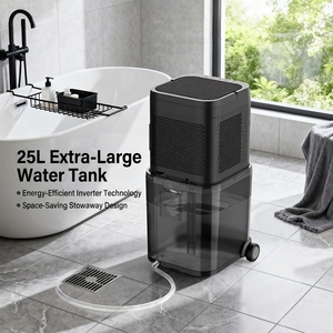 Deshumidificador Portátil con Compresor Refrigerativo de 42L/Día para el Hogar, Dormitorio, Baño, Potente, con Capacidad Extra Grande de 25L para Secar Ropa - Product Image 6