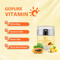 Papaya C Vitamini Aydınlatıcı Yüz Kremi, Pigmentasyonu Azaltır, Koyu Lekeleri Giderir, Mat Sarı Cildi İyileştirir, Cilt Bakım Kremi